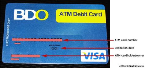 I used my BDO Debit card number instead of account number..